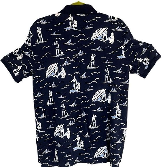 Polo Ralph Lauren Men’s Surfing Hawain Classic Polo Short Sleeve Collared Classi - Picture 2 of 7